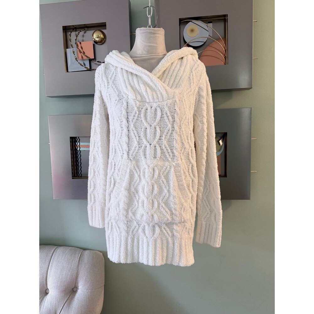 Barefoot Dreams Cozy Chenille Cable Knit sweater